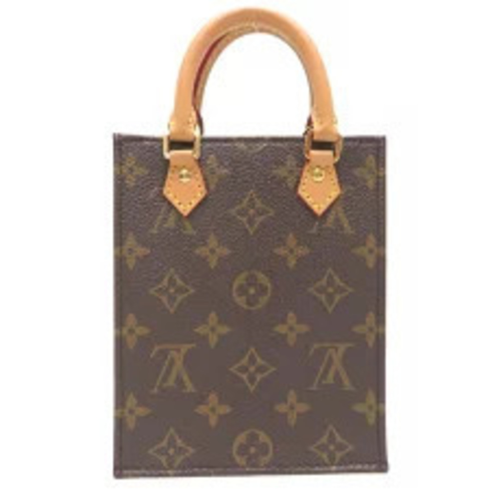 Louis Vuitton Sac Brown Monogram Plat Handbag